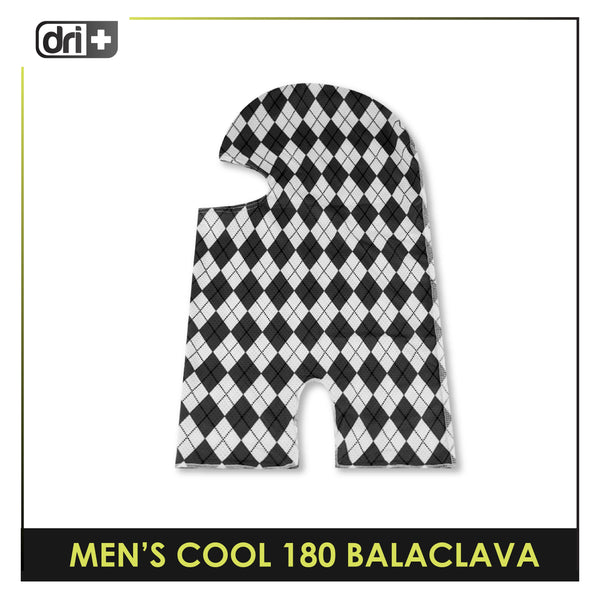 Dri Plus Men's Dapper Washable Moisture Wicking Balaclava Cool 180 1 piece DUMB516