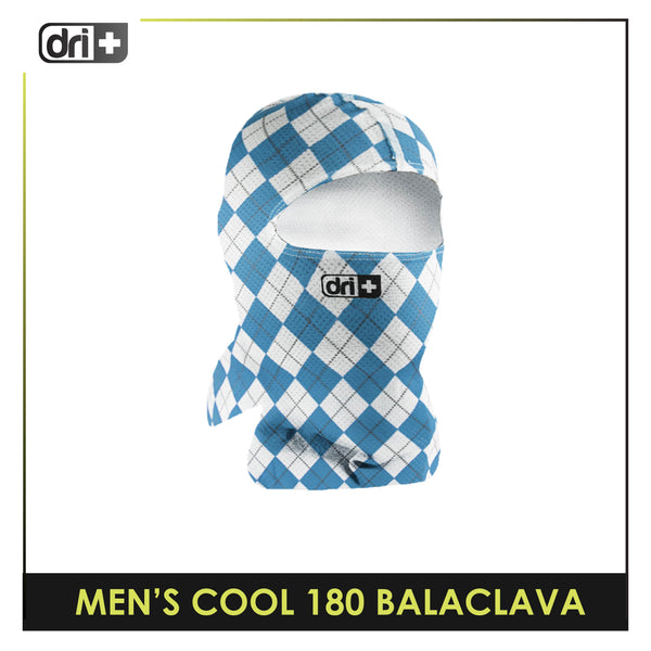Dri Plus Men's Dapper Washable Moisture Wicking Balaclava Cool 180 1 piece DUMB516