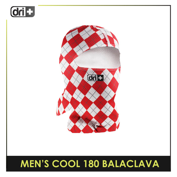 Dri Plus Men's Dapper Washable Moisture Wicking Balaclava Cool 180 1 piece DUMB516