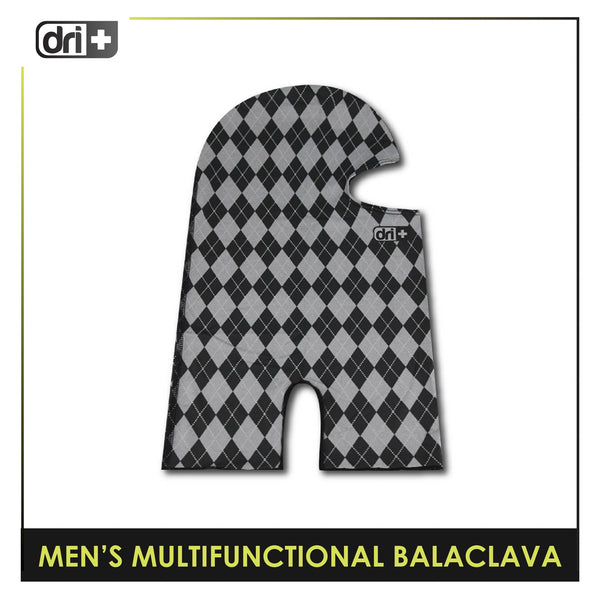 Dri Plus Men's Dapper Multifunctional Moisture Wicking Balaclava 1 piece DUMB516