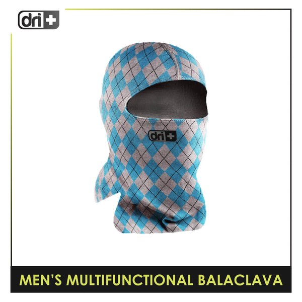 Dri Plus Men's Dapper Multifunctional Moisture Wicking Balaclava 1 piece DUMB516