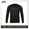 Dri Plus Men's Quick Dri Long Sleeve 1 piece DUMSJ4401