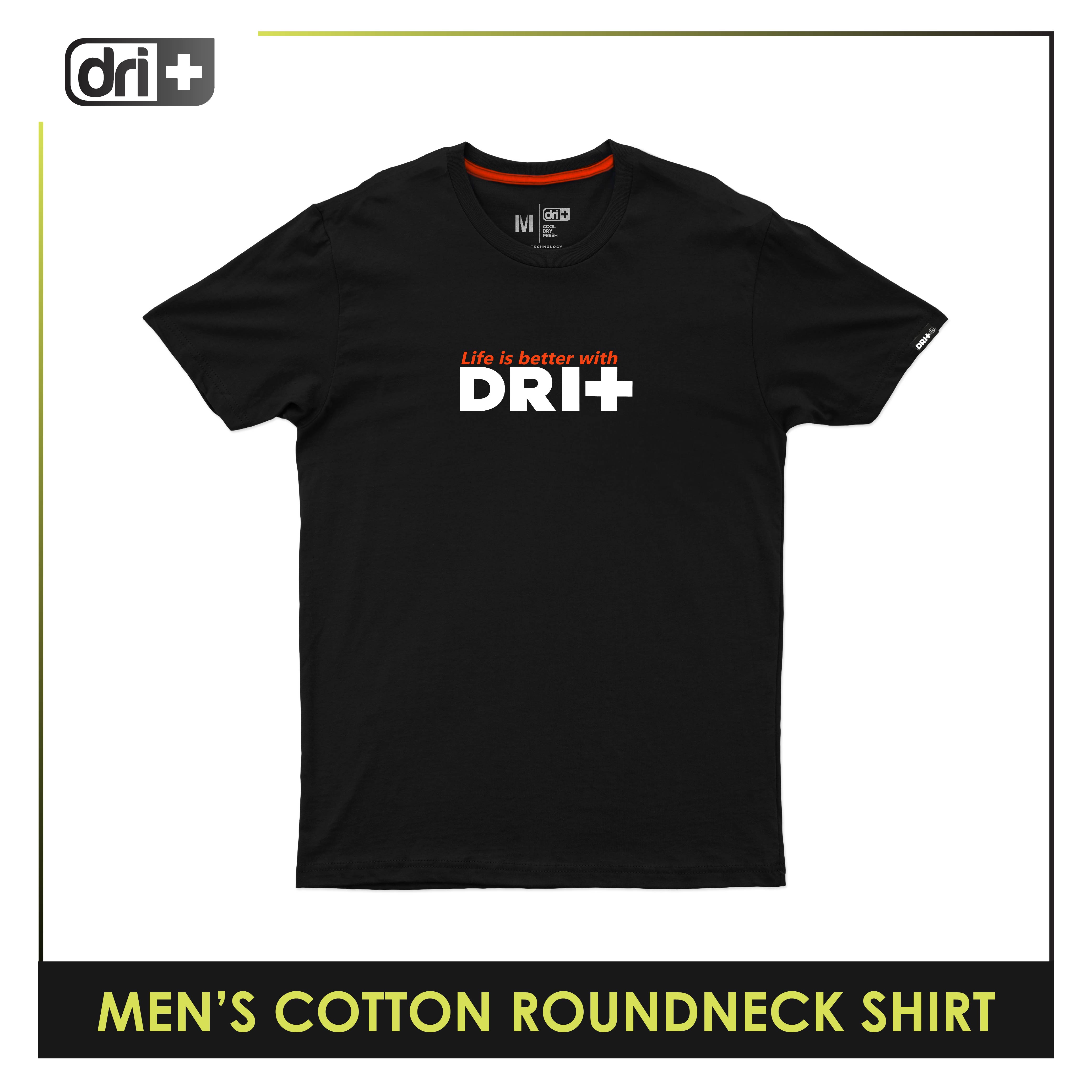 Dri Plus Men's Anti-Odor Sweat Wicking Cotton Shirt 1 piece DUMSR4403