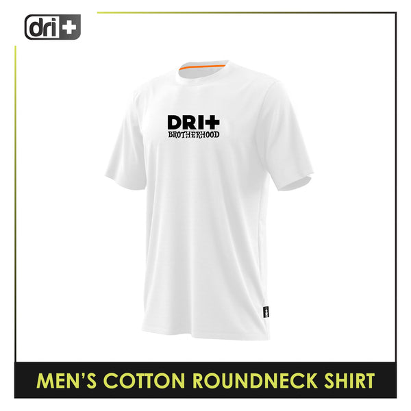 Dri Plus Men's Anti-Odor Sweat Wicking Cotton Roundneck Shirt 1 piece DUMSRC511