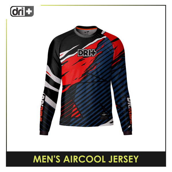 Dri Plus Men's Odor Free Motorcycle Jersey Long Sleeve DUMSSJR3402