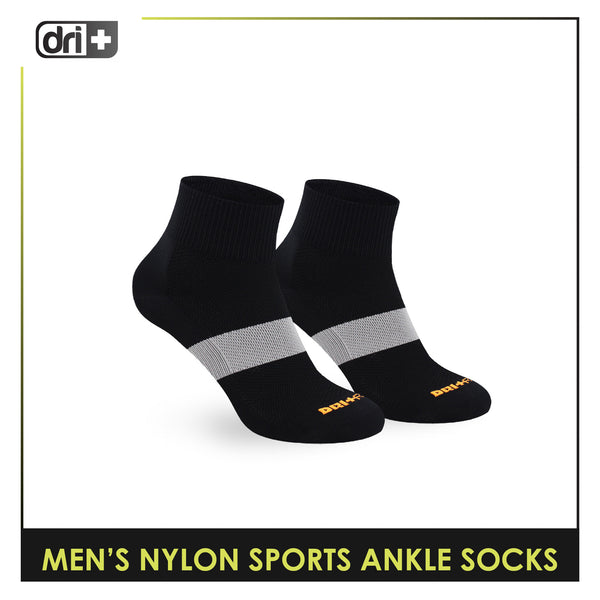 Dri Plus Run Men’s Nylon Sports Ankle Socks 1 pair in 1 pack EMNANAS