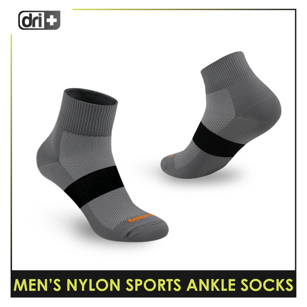 Dri Plus Run Men’s Nylon Sports Ankle Socks 1 pair in 1 pack EMNANAS