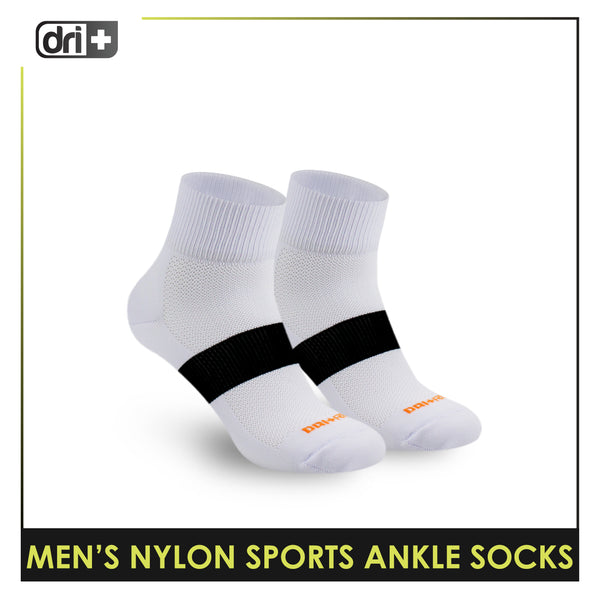 Dri Plus Run Men’s Nylon Sports Ankle Socks 1 pair in 1 pack EMNANAS