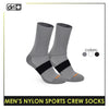 Dri Plus Run Men’s Nylon Sports Crew Socks 1 pair in 1 pack EMNANCS