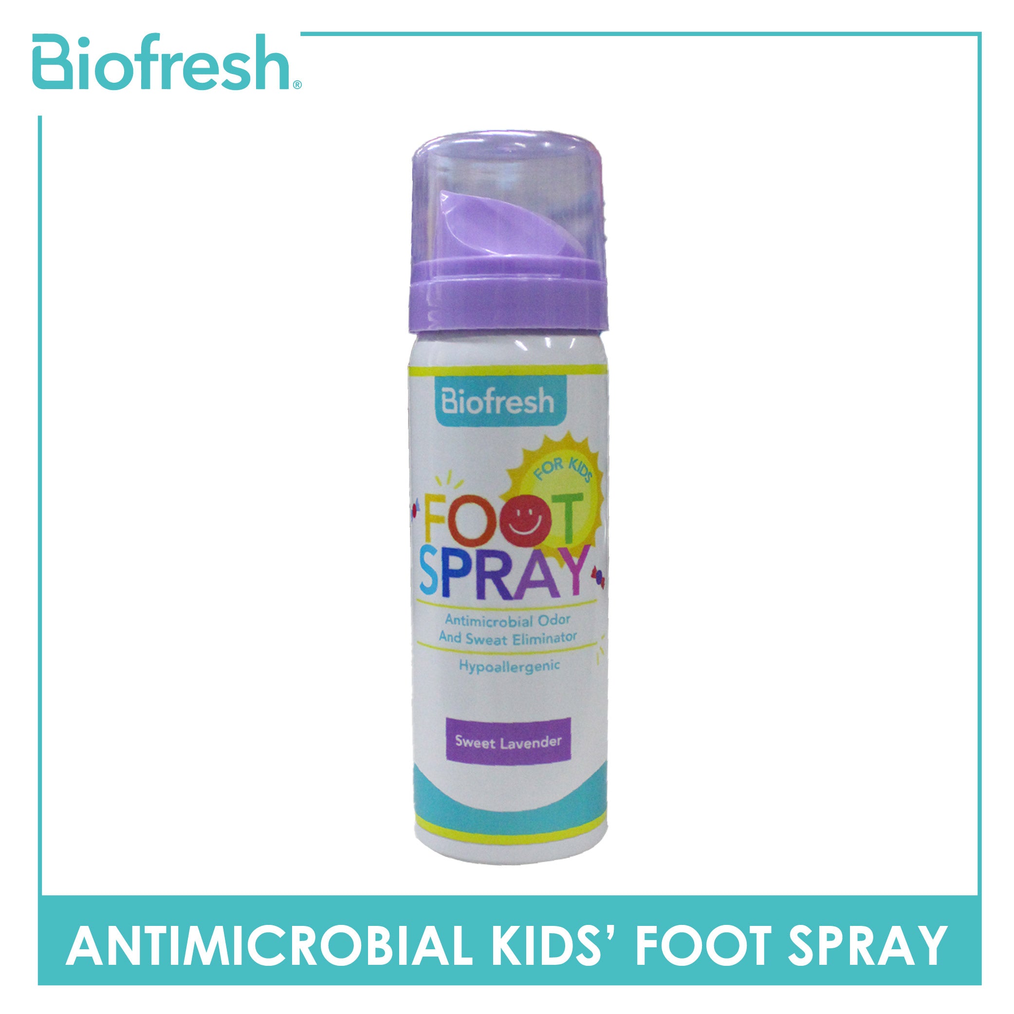 Biofresh Antimicrobial Kids' Foot Spray 50ml FCFS01