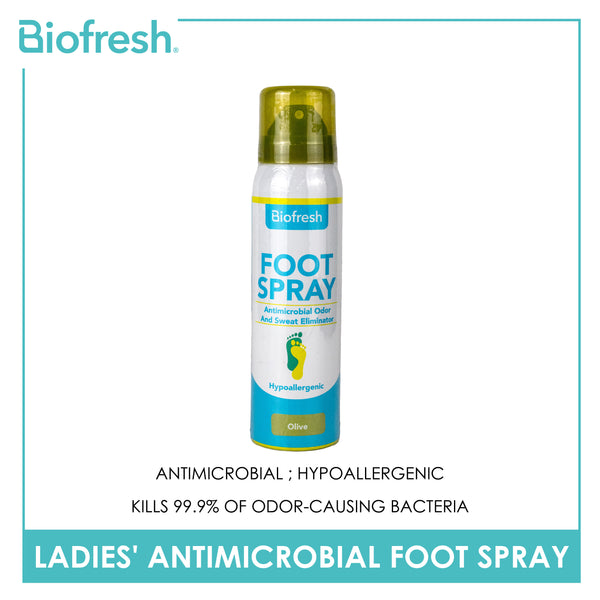 Biofresh Ladies' Antimicrobial Foot Spray FLFS01