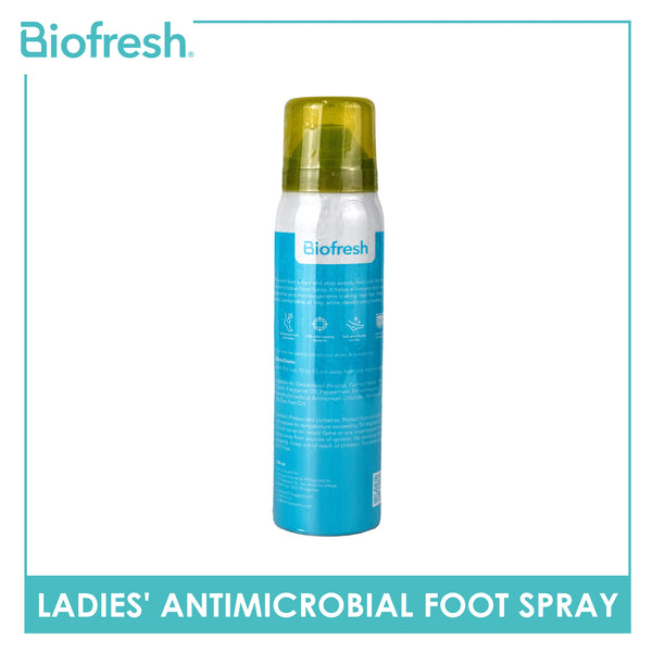 Biofresh Ladies' Antimicrobial Foot Spray FLFS01