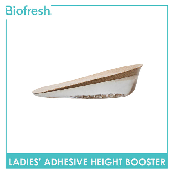 Biofresh Ladies' Adhesive Invisible Height Booster Gel Insole FLHB01
