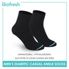 Biofresh Men's Diabetic Thin Casual Ankle Socks 1 pair FMD4