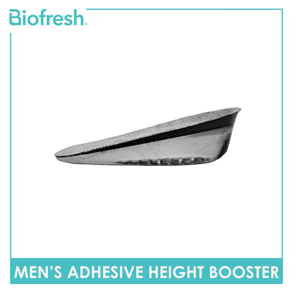 Biofresh Men's Adhesive Invisible Height Booster Gel Insole FMHB01