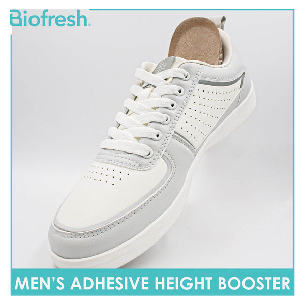 Biofresh Men's Adhesive Invisible Height Booster Gel Insole FMHB01