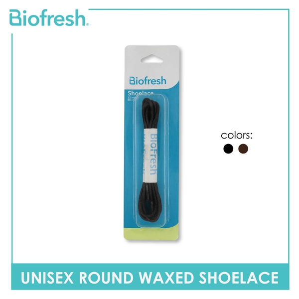 Biofresh Unisex Round Waxed Shoelace 1 pair FMSLL