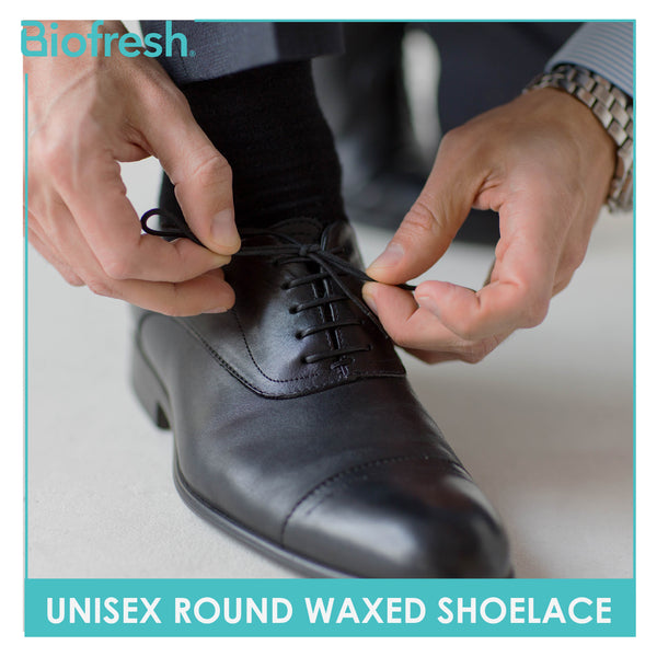 Biofresh Unisex Round Waxed Shoelace 1 pair FMSLL