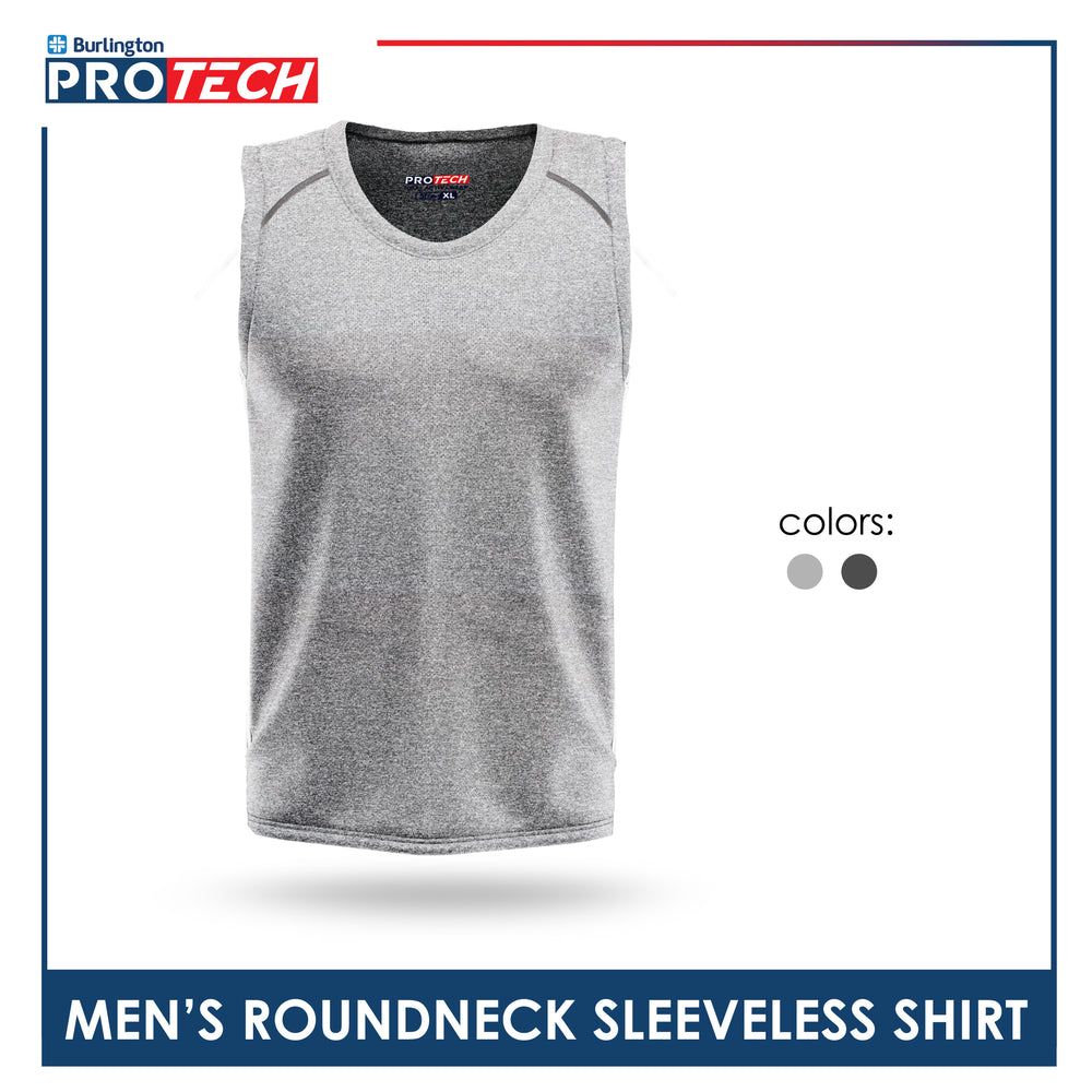Burlington Protech Men’s Quick Dry Roundneck Sleeveless Shirt 1 piece GPMSM3201