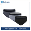 Burlington Men's Cotton Bikini Brief 3 pieces in a pack GTMBKG8