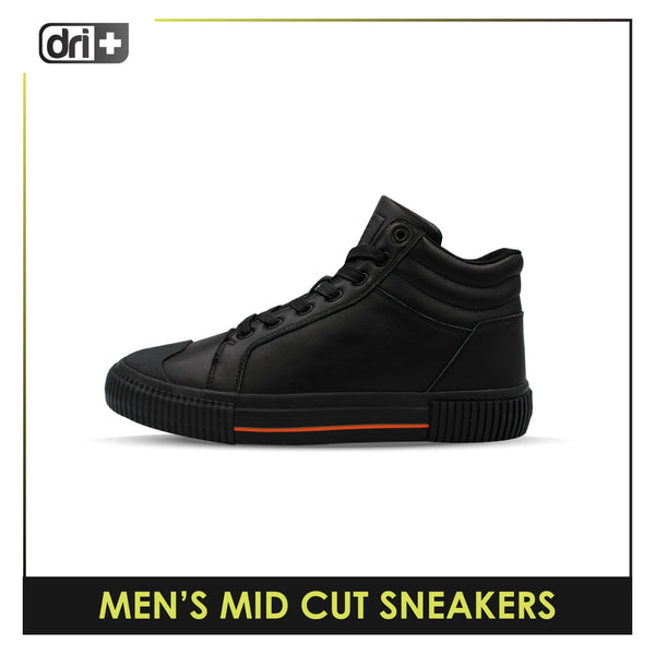 Dri Plus Men’s DRI+RIDE Urban Full Grain Leather Mid Cut Sneaker Shoes HDMH3401