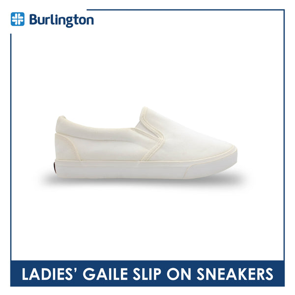 Burlington Ladies' OVERRUNS Gaile Low Cut Canvas Slip-on Sneaker Shoes HLH2403-O