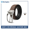 Burlington Men's Reversible Genuine Leather Belt 1 piece JMLR3402