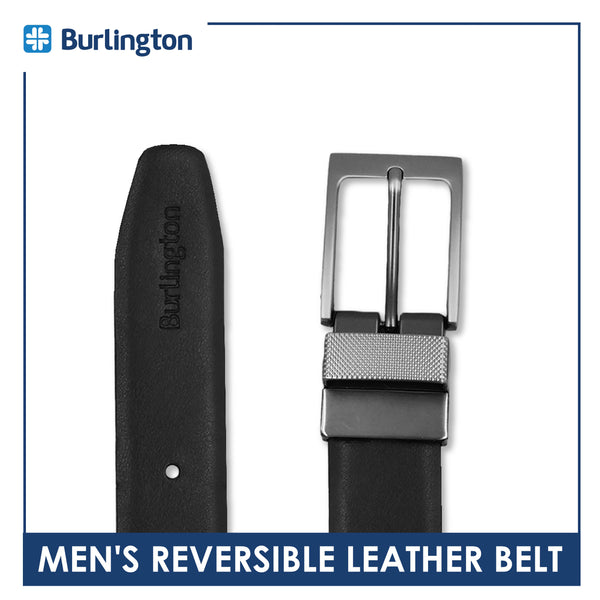 Burlington Men's Reversible Genuine Leather Belt 1 piece JMLR3403