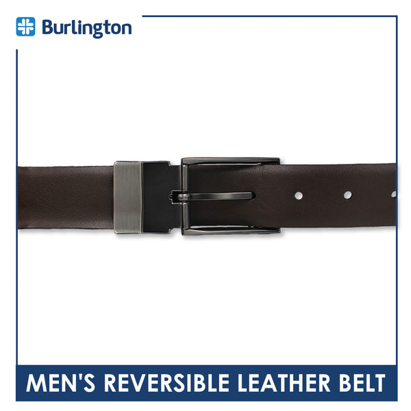 Burlington Men's Reversible Genuine Leather Belt 1 piece JMLR3403