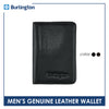 Burlington Men's Billfold Genuine Leather Wallet JMWC3301