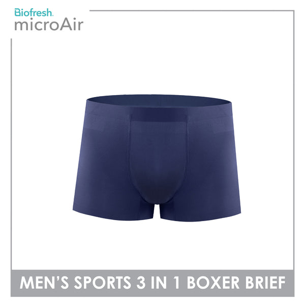 Biofresh Microair Men's Sports Boxer Brief 3 pieces in a pack MUMBBG4401
