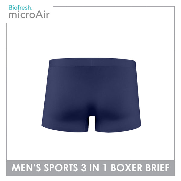 Biofresh Microair Men's Sports Boxer Brief 3 pieces in a pack MUMBBG4401