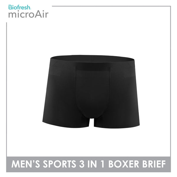 Biofresh Microair Men's Sports Boxer Brief 3 pieces in a pack MUMBBG4401