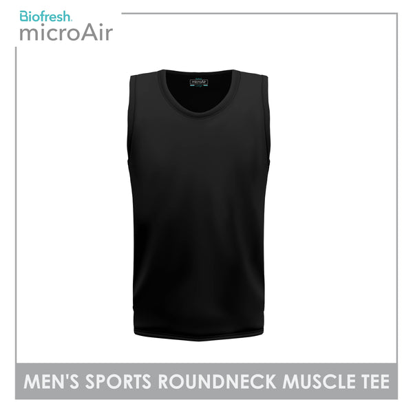 Biofresh Microair Men's Sports Roundneck Muscle Tee 1 piece MUMSM3401