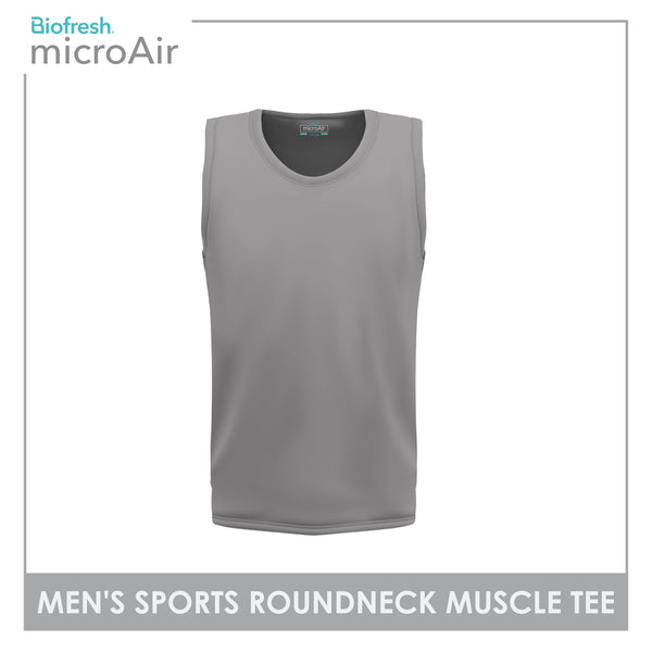 Biofresh Microair Men's Sports Roundneck Muscle Tee 1 piece MUMSM3401