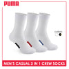 Puma Men’s Thin Casual Crew Socks 3 pairs in a pack PMCKG13