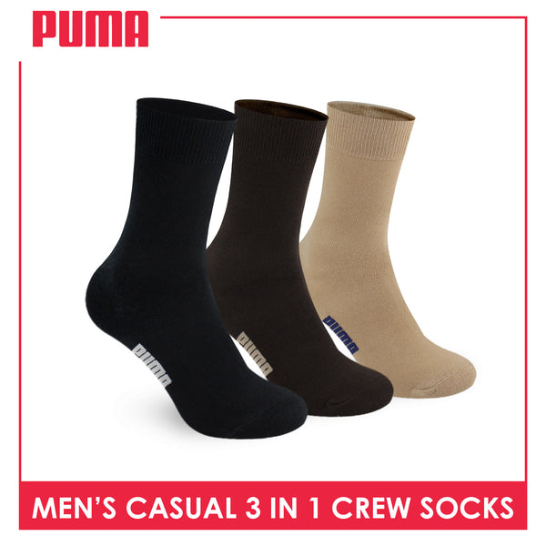Puma Men’s Thin Casual Crew Socks 3 pairs in a pack PMCKG13