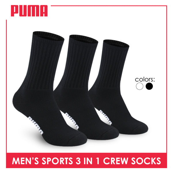Puma Men’s Thick Sports Crew Socks 3 pairs in a pack PMSKG16