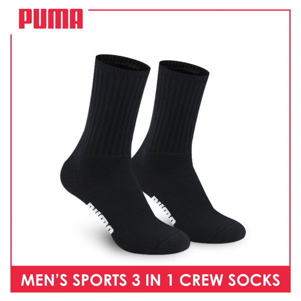 Puma Men’s Thick Sports Crew Socks 3 pairs in a pack PMSKG16