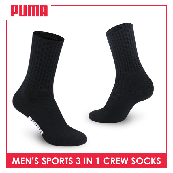 Puma Men’s Thick Sports Crew Socks 3 pairs in a pack PMSKG16