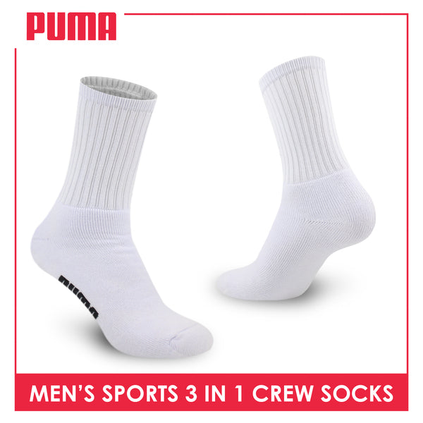 Puma Men’s Thick Sports Crew Socks 3 pairs in a pack PMSKG16