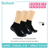 Biofresh Ladies’ Antimicrobial Lite Thin Casual Ankle Socks 3 pairs in a pack RLCKG39