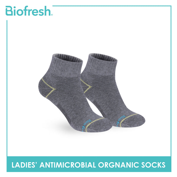 Biofresh Ladies’ Antimicrobial Organic Scent Cotton Extreme Performance Ankle Socks RLSG1101