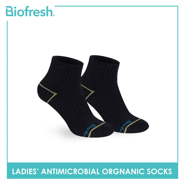 Biofresh Ladies’ Antimicrobial Organic Scent Cotton Extreme Performance Ankle Socks RLSG1101
