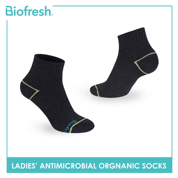 Biofresh Ladies’ Antimicrobial Organic Scent Cotton Extreme Performance Ankle Socks RLSG1101