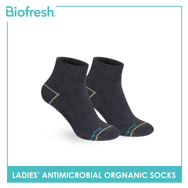 Biofresh Ladies’ Antimicrobial Organic Scent Cotton Extreme Performance Ankle Socks RLSG1101