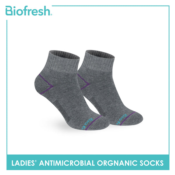 Biofresh Ladies’ Antimicrobial Organic Scent Cotton Extreme Performance Ankle Socks RLSG1101