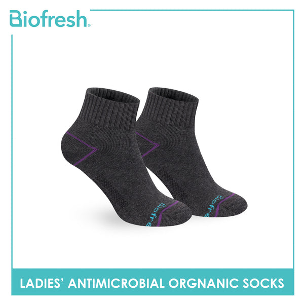 Biofresh Ladies’ Antimicrobial Organic Scent Cotton Extreme Performance Ankle Socks RLSG1101