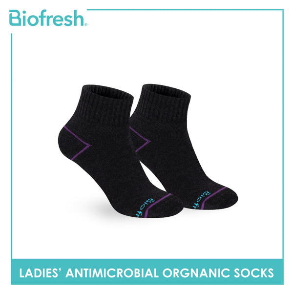 Biofresh Ladies’ Antimicrobial Organic Scent Cotton Extreme Performance Ankle Socks RLSG1101