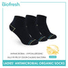 Biofresh Ladies’ Antimicrobial Organic Scent Cotton Extreme Performance Ankle Socks RLSG1101